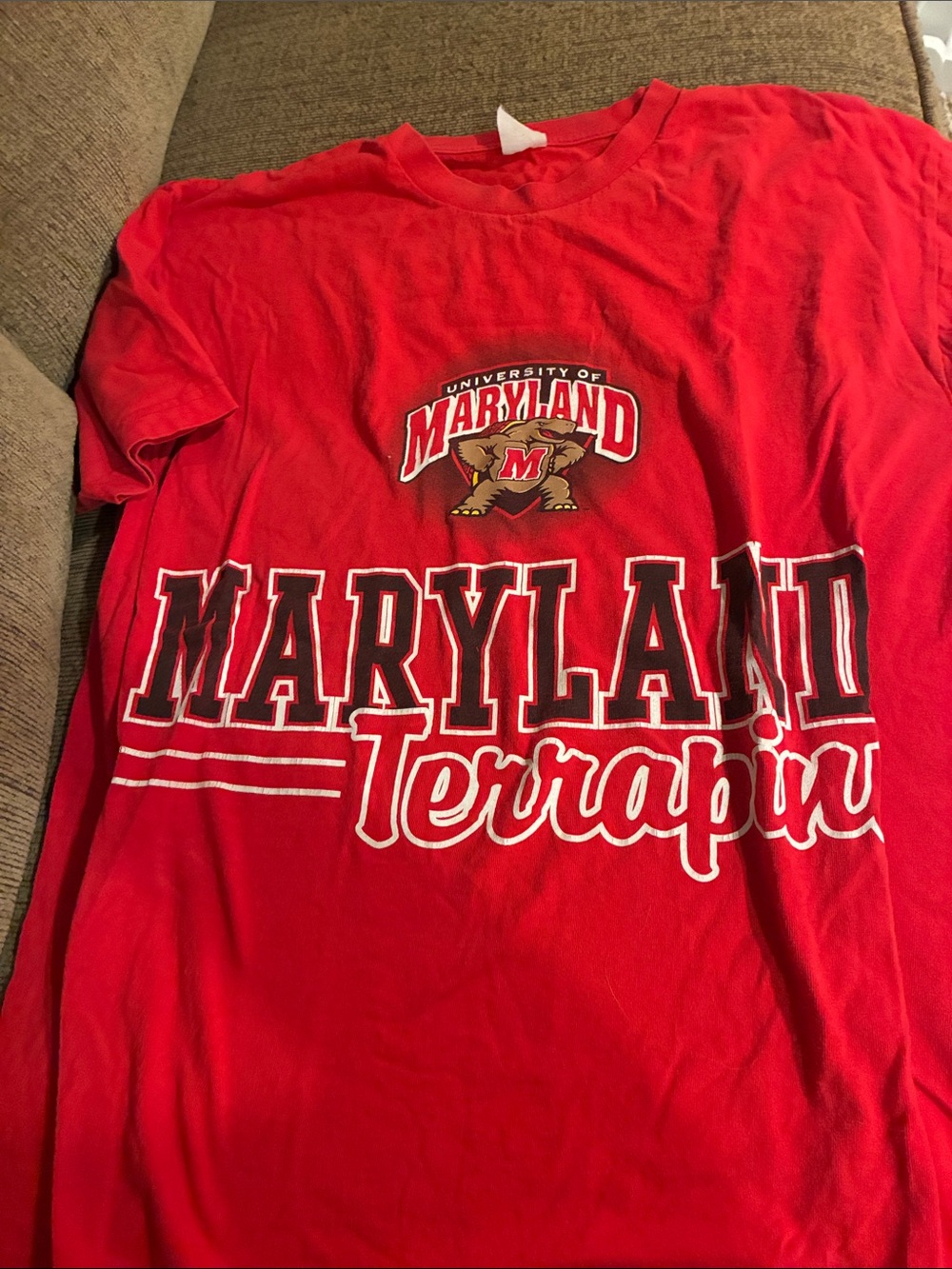 University of Maryland Red Graphic Tee - Maryland Terrapins